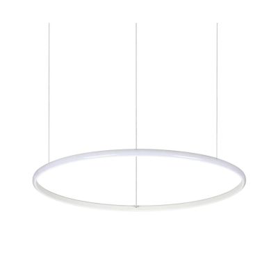 SOSPENSIONE MODERNA SOTTILE DI FORMA CIRCOLARE 3 MISURE LED INTEGRATO LUCE 3000K CRISTALENSI - Cristalensi Shop Online
