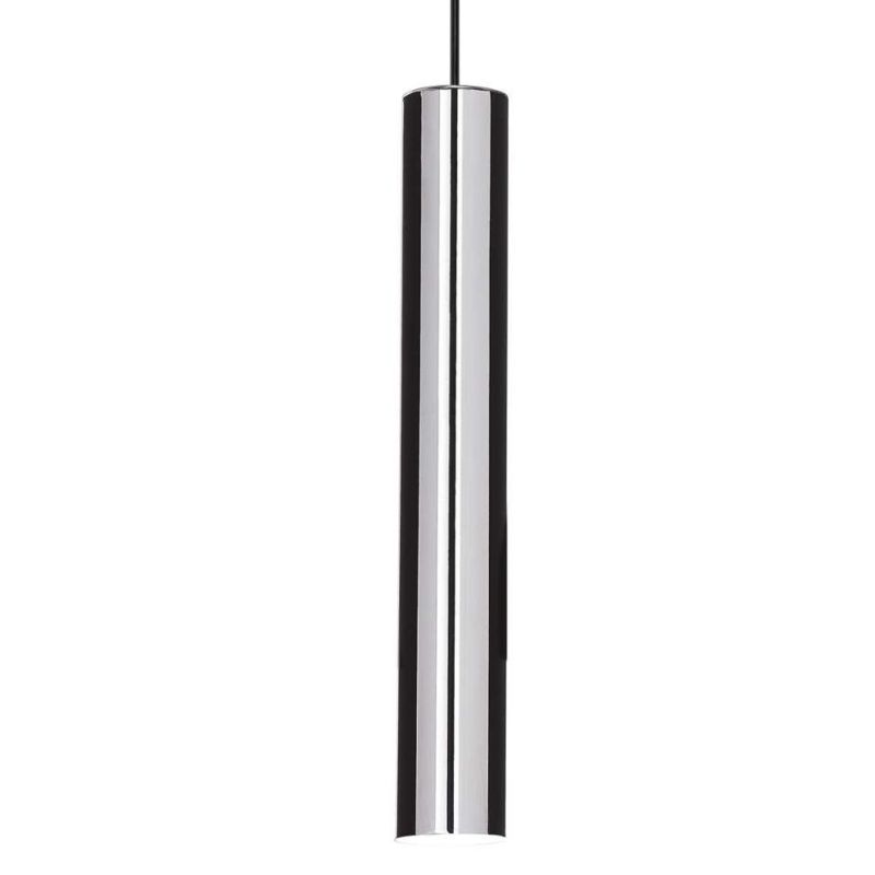 SOSPENSIONE CILINDRO DIAMETRO 6 CM ALTEZZA 40 CM IN METALLO 11 COLORI DESIGN MODERNO ATTACCO GU10 CRISTALENSI - Cristalensi Shop