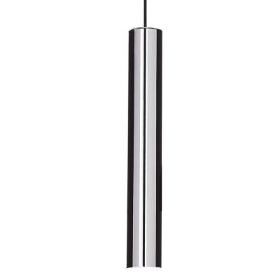 SOSPENSIONE CILINDRO DIAMETRO 6 CM ALTEZZA 40 CM IN METALLO 11 COLORI DESIGN MODERNO ATTACCO GU10 CRISTALENSI - Cristalensi Shop