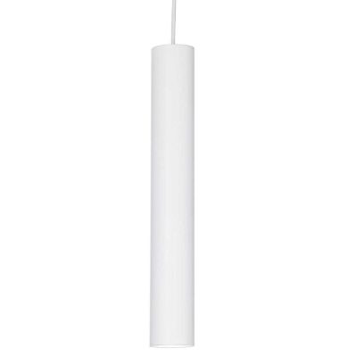 SOSPENSIONE CILINDRO DIAMETRO 6 CM ALTEZZA 40 CM IN METALLO 11 COLORI DESIGN MODERNO ATTACCO GU10 CRISTALENSI - Cristalensi Shop