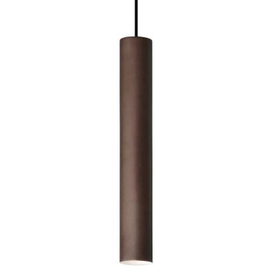 SOSPENSIONE CILINDRO DIAMETRO 6 CM ALTEZZA 40 CM IN METALLO 11 COLORI DESIGN MODERNO ATTACCO GU10 CRISTALENSI - Cristalensi Shop