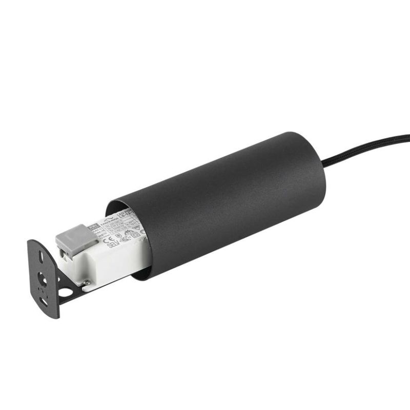 ULTRATHIN SOSPENSIONE MODERNA CILINDRICA LED 11,5W LUCE 3000K METALLO BIANCO NERO O CROMO Ideal Lux - Cristalensi Shop Online