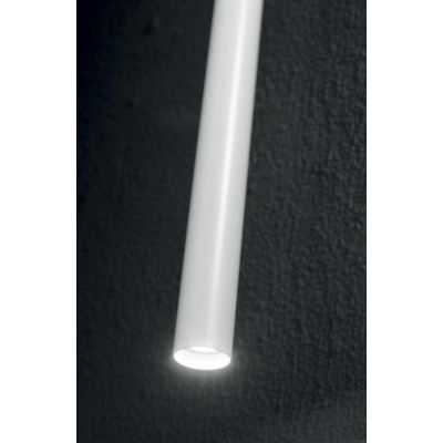 ULTRATHIN SOSPENSIONE MODERNA CILINDRICA LED 11,5W LUCE 3000K METALLO BIANCO NERO O CROMO Ideal Lux - Cristalensi Shop Online