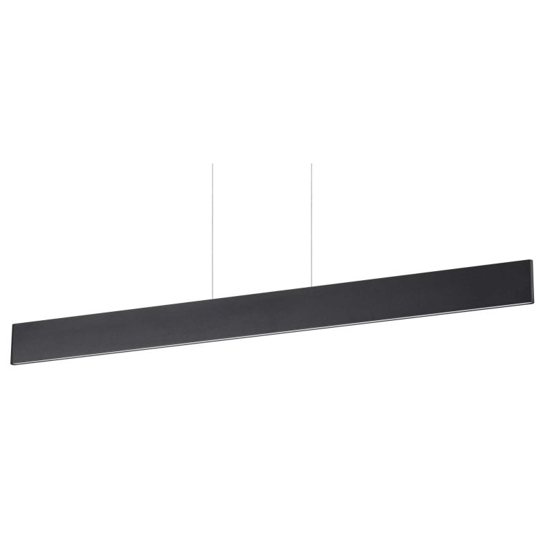 SOSPENSIONE ALLUMINIO BIANCO O NERO 23W 2100 LUMEN LUCE SOLO SOTTO CRISTALENSI - Cristalensi Shop Online
