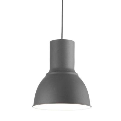 SOSPENSIONE SINGOLA DIAMETRO CM 23 O 46 IN METALLO COLORE ANTRACITE DESIGN MODERNO CRISTALENSI - Cristalensi Shop Online