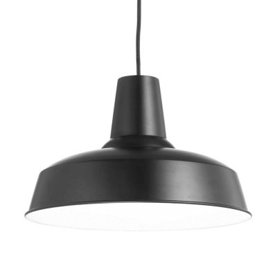 MOBY LAMPADARIO A SOSPENSIONE IN METALLO RAME, BIANCO O NERO STILE VINTAGE LAMPADINA ATTACCO E27 Ideal Lux - Cristalensi Shop On