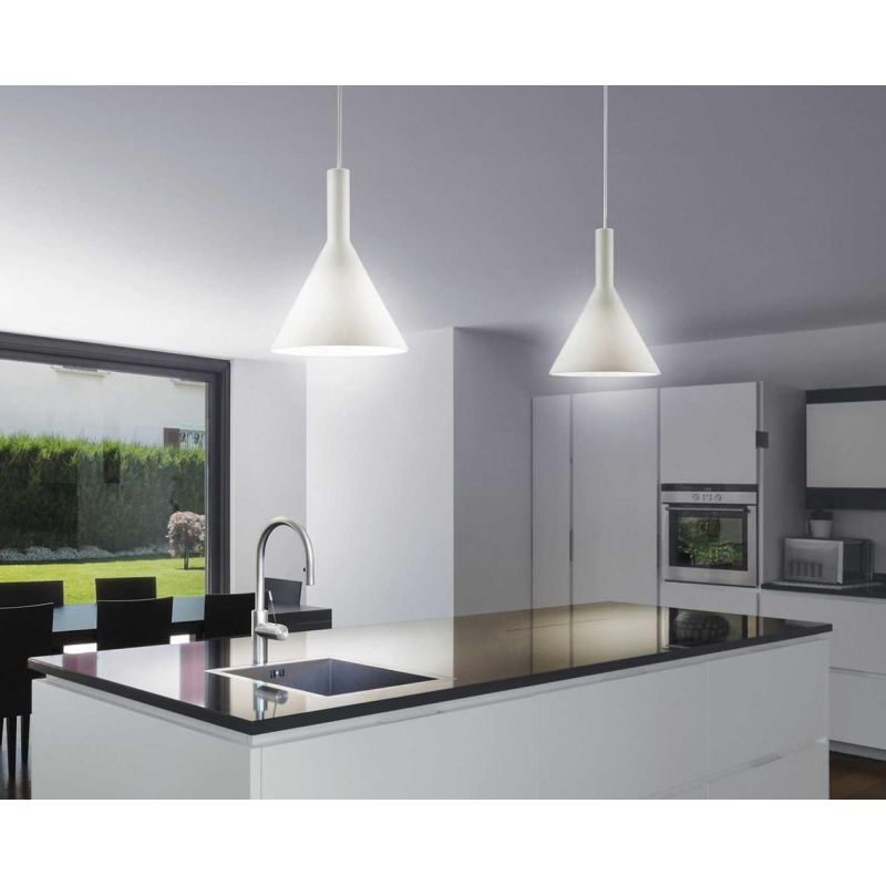LAMPADARIO A SOSPENSIONE DISPONIBILE DUE COLORI DIAMETRO 20 VETRO SOFFIATO CRISTALENSI - Cristalensi Shop Online