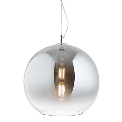 SOSPENSIONE SINGOLA MODERNA A SFERA 2 MISURE IN VETRO SOFFIATO DISPONIBILE 5 DIVERSE FINITURE CRISTALENSI - Cristalensi Shop Onl