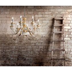 LAMPADARIO CLASSICO 5 O 8 LUCI IN RESINA E METALLO COLORI BIANCO OPPURE ORO 2 MISURE Ideal Lux - Cristalensi Shop Online