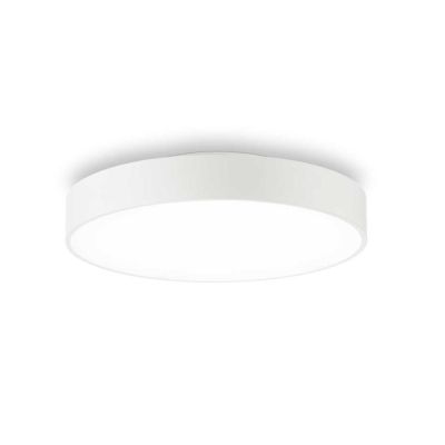 PLAFONIERA MODERNA IN 3 MISURE CON LED INTEGRATO LUCE 3000K O 4000K DOPPIA ILLUMINAZIONE BIANCA CRISTALENSI - Cristalensi Shop O