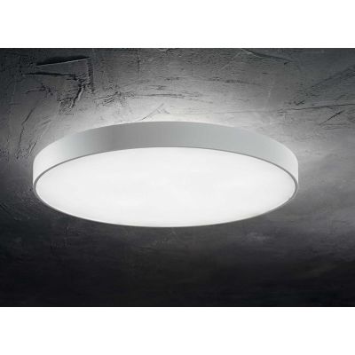 PLAFONIERA MODERNA IN 3 MISURE CON LED INTEGRATO LUCE 3000K O 4000K DOPPIA ILLUMINAZIONE BIANCA CRISTALENSI - Cristalensi Shop O