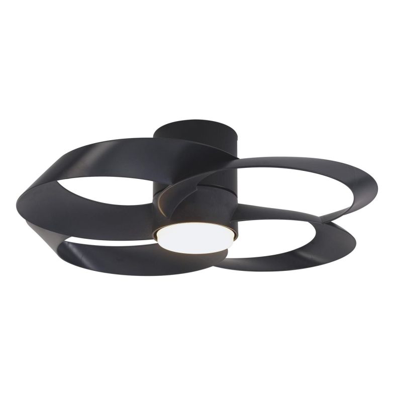 ROSE VENTILATORE MODERNO LED 24W DIMMERABILE BIANCO,NERO O FINITURA LEGNO CON TELECOMANDO INCLUSO Mantra - Cristalensi Shop Onli