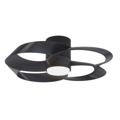 ROSE VENTILATORE MODERNO LED 24W DIMMERABILE BIANCO,NERO O FINITURA LEGNO CON TELECOMANDO INCLUSO Mantra - Cristalensi Shop Onli