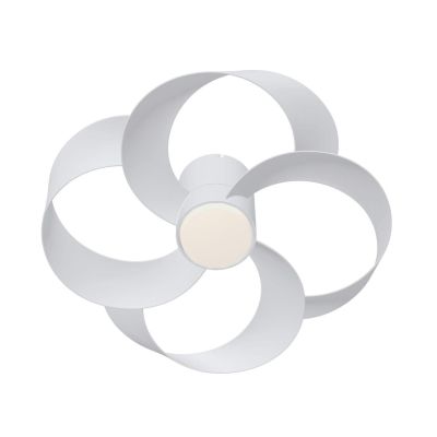 ROSE VENTILATORE MODERNO LED 24W DIMMERABILE BIANCO,NERO O FINITURA LEGNO CON TELECOMANDO INCLUSO Mantra - Cristalensi Shop Onli