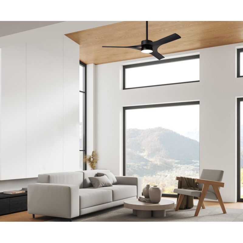 THAI VENTILATORE 3 PALE LED 30W DIMMERABILE BIANCO,NERO O FINITURA LEGNO CON TELECOMANDO INCLUSO Mantra - Cristalensi Shop Onlin