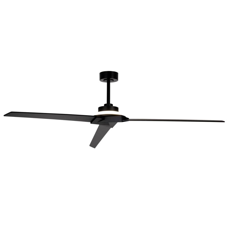 BRISA VENTILATORE 3 PALE LED 20W DIMMERABILE BIANCO O NERO CON TELECOMANDO INCLUSO PALE REVERSIBILI Mantra - Cristalensi Shop On