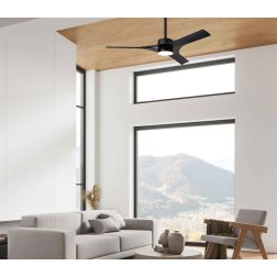 THAI VENTILATORE 3 PALE LED 30W DIMMERABILE BIANCO,NERO O FINITURA LEGNO CON TELECOMANDO INCLUSO Mantra - Cristalensi Shop Onlin