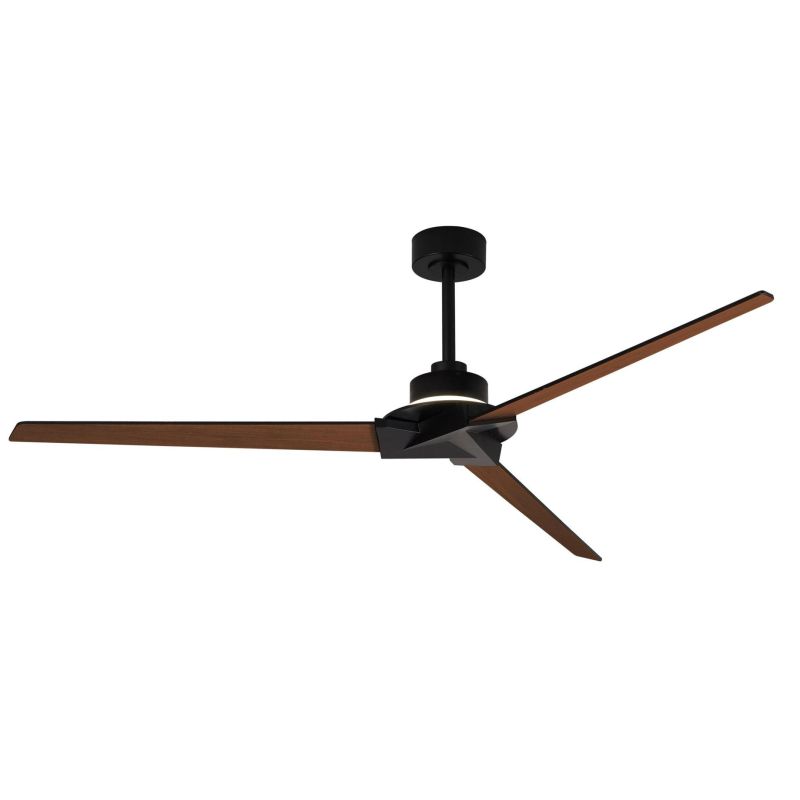 BRISA MINI VENTILATORE 3 PALE D151 CM LED 20W DIMMERABILE BIANCO O NERO CON TELECOMANDO E PALE REVERSIBILI Mantra - Cristalensi