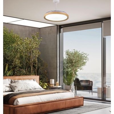 MISTRAL VENTILATORE CON PALE A SCOMPARSA LED 50W DIMMERABILE 3 COLORI TELECOMANDO INCLUSO Mantra - Cristalensi Shop Online