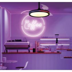 NORTH VENTILATORE MODERNO LED 40W DIMMERABILE TECNOLOGIA RGB TELECOMANDO INCLUSO 2 COLORI Mantra - Cristalensi Shop Online