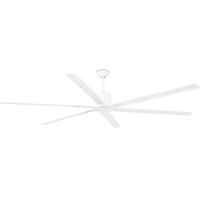 ANDROS VENTILATORE DA SOFFITTO SENZA LUCE IN 4 FINITURE COLORE 6 PALE DIAMETRO 213 CM CON TELECOMANDO FARO VENTILATORI - Cristal