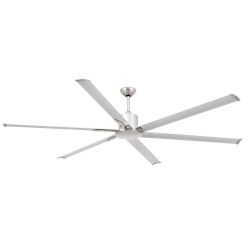 ANDROS VENTILATORE DA SOFFITTO SENZA LUCE IN 4 FINITURE COLORE 6 PALE DIAMETRO 213 CM CON TELECOMANDO FARO VENTILATORI - Cristal 2