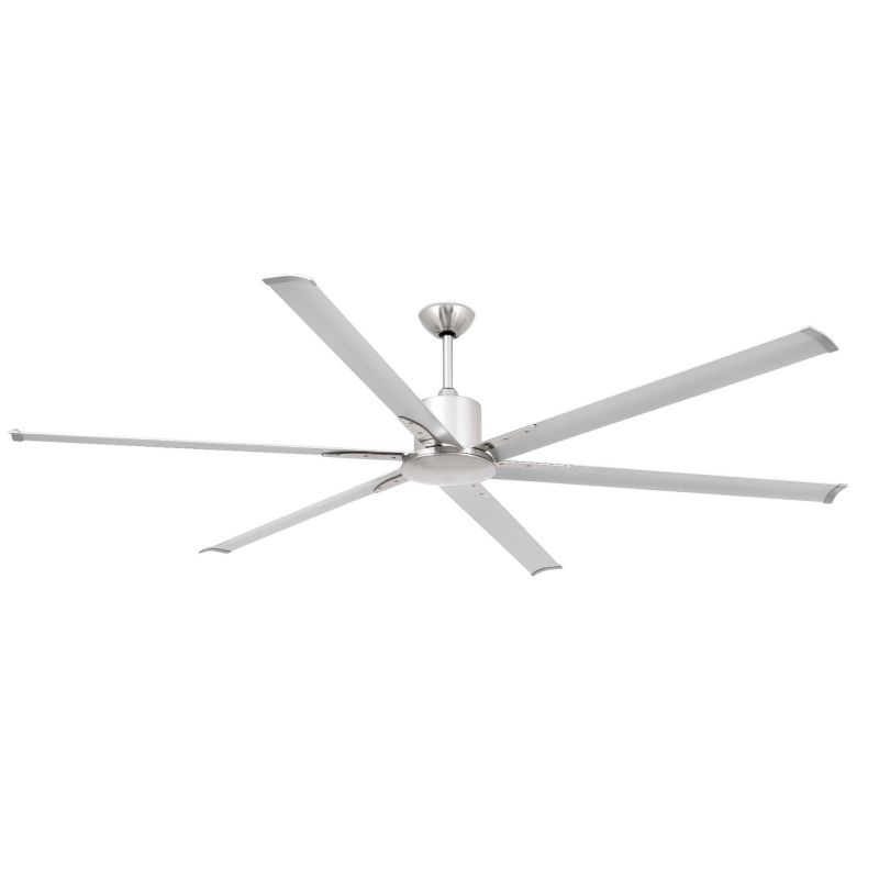 ANDROS VENTILATORE DA SOFFITTO SENZA LUCE IN 4 FINITURE COLORE 6 PALE DIAMETRO 213 CM CON TELECOMANDO FARO VENTILATORI - Cristal