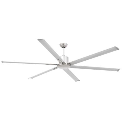 ANDROS VENTILATORE DA SOFFITTO SENZA LUCE IN 4 FINITURE COLORE 6 PALE DIAMETRO 213 CM CON TELECOMANDO FARO VENTILATORI - Cristal