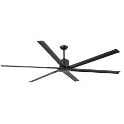 ANDROS VENTILATORE DA SOFFITTO SENZA LUCE IN 4 FINITURE COLORE 6 PALE DIAMETRO 213 CM CON TELECOMANDO FARO VENTILATORI - Cristal