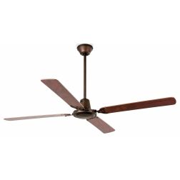MALVINAS VENTILATORE A SOFFITTO SENZA LUCE IN MARRONE DIAMETRO 140 CM FARO VENTILATORI - Cristalensi Shop Online