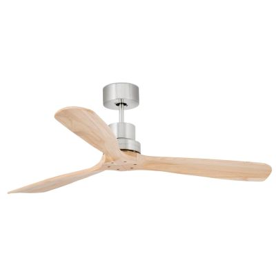 LANTAU L VENTILATORE A SOFFITTO DIAMETRO 132 CM NICKEL SENZA LUCE PALE NOCE O PINO FARO VENTILATORI - Cristalensi Shop Online