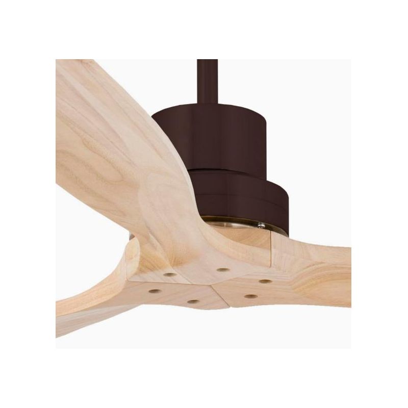 LANTAU L VENTILATORE A SOFFITTO METALLO NERO DIAMETRO 132 CM SENZA LUCE PALE NOCE O PINO FARO VENTILATORI - Cristalensi Shop Onl