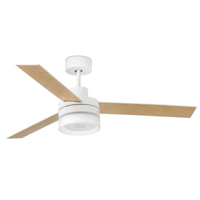 ICE VENTILATORE 3 PALE BIANCO LED 15W CON CASSA ACUSTICA DIAMETRO CM 132 E TELECOMANDO FARO VENTILATORI - Cristalensi Shop Onlin