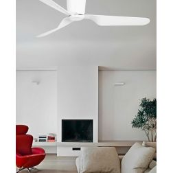 PEMBA BIANCO VENTILATORE SENZA LUCE CON TELECOMANDO INCLUSO 6 VELOCITA' FARO VENTILATORI - Cristalensi Shop Online