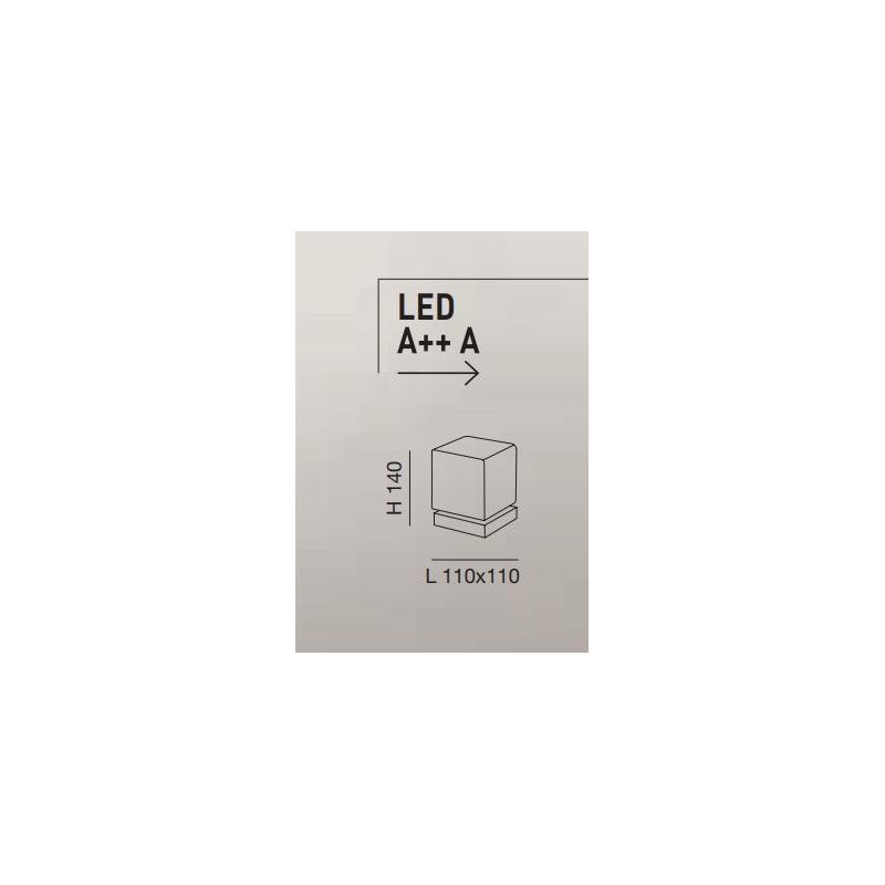 3407-30 BRENTA LAMPADA DA TAVOLO MODERNA LED 6W TOUCH DIMMER ORO O NICKEL DI FABAS LUCE Fabas Luce - Cristalensi Shop Online
