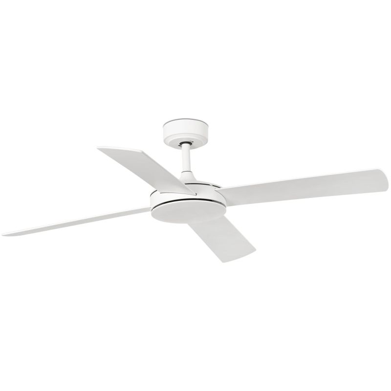 MALLORCA VENTILATORE A SOFFITTO BIANCO SENZA LUCE DIAMETRO 132 CM CON TELECOMANDO INCLUSO FARO VENTILATORI - Cristalensi Shop On
