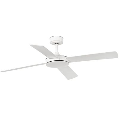 MALLORCA VENTILATORE A SOFFITTO BIANCO SENZA LUCE DIAMETRO 132 CM CON TELECOMANDO INCLUSO FARO VENTILATORI - Cristalensi Shop On