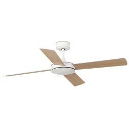 MALLORCA VENTILATORE A SOFFITTO BIANCO SENZA LUCE DIAMETRO 132 CM CON TELECOMANDO INCLUSO FARO VENTILATORI - Cristalensi Shop On 2