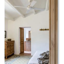 MALLORCA VENTILATORE A SOFFITTO BIANCO SENZA LUCE DIAMETRO 132 CM CON TELECOMANDO INCLUSO FARO VENTILATORI - Cristalensi Shop On