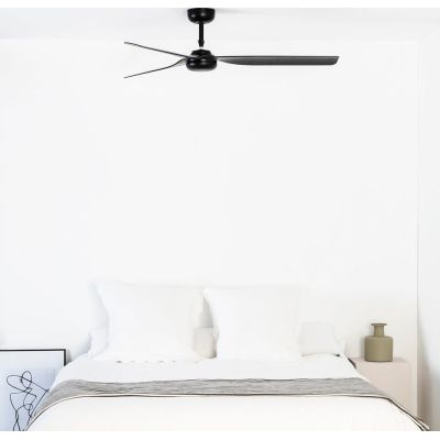PUNT M VENTILATORE SENZA LUCE IN 4 FINITURE CON 3 PALE DIAMETRO CM 132 CON TELECOMANDO INCLUSO FARO VENTILATORI - Cristalensi Sh