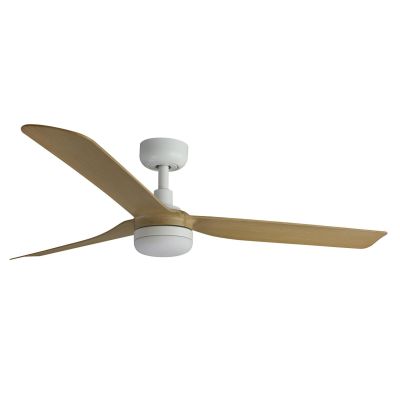 PUNT M VENTILATORE LED 35W IN 4 FINITURE CON 3 PALE IN ABS D132 CM CON TELECOMANDO INCLUSO FARO VENTILATORI - Cristalensi Shop O