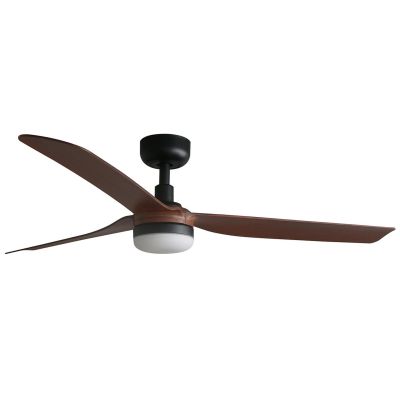 PUNT M VENTILATORE LED 35W IN 4 FINITURE CON 3 PALE IN ABS D132 CM CON TELECOMANDO INCLUSO FARO VENTILATORI - Cristalensi Shop O