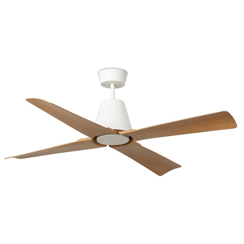 TYPHOON VENTILATORE DIAMETRO 130 CM SENZA LUCE 4 FINITURE COLORE IP44 CON TELECOMANDO FARO VENTILATORI - Cristalensi Shop Online