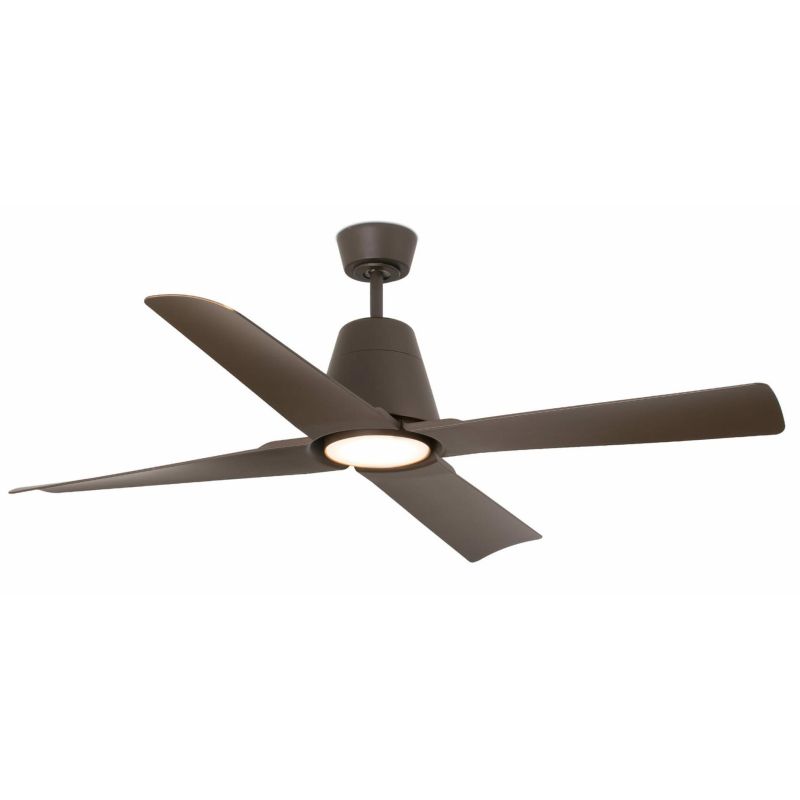 TYPHOON VENTILATORE CON LUCE LED 16W D130 CM 5 FINITURE DA ESTERNO IP44 CON TELECOMANDO FARO VENTILATORI - Cristalensi Shop Onli