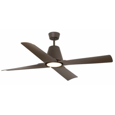 TYPHOON VENTILATORE CON LUCE LED 16W D130 CM 5 FINITURE DA ESTERNO IP44 CON TELECOMANDO FARO VENTILATORI - Cristalensi Shop Onli