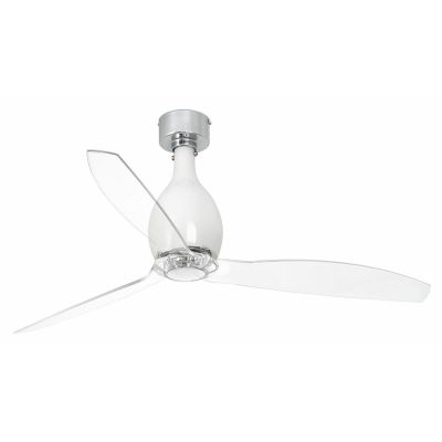 MINI ETERFAN VENTILATORE DI DIAMETRO 128 CM CON FUSTO IN VETRO IN VARI COLORI FARO VENTILATORI - Cristalensi Shop Online