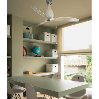 MINI ETERFAN VENTILATORE DI DIAMETRO 128 CM CON FUSTO IN VETRO IN VARI COLORI FARO VENTILATORI - Cristalensi Shop Online