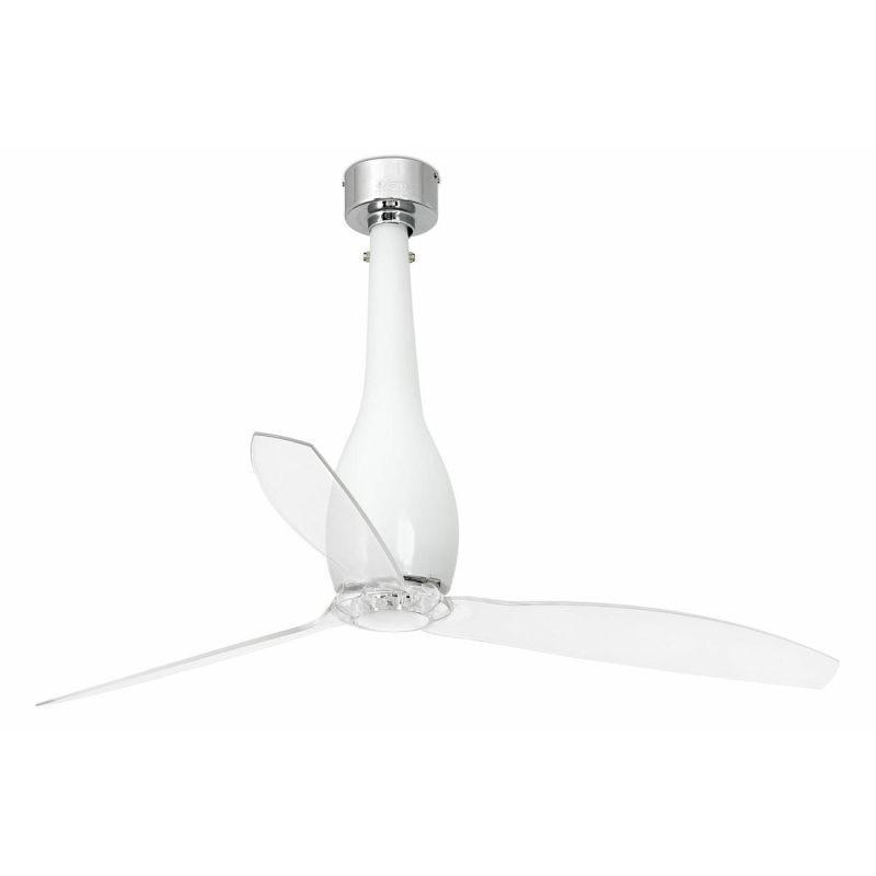 ETERFAN VENTILATORE DI DIAMETRO 128 CM CON FUSTO IN VETRO IN VARI COLORI FARO VENTILATORI - Cristalensi Shop Online
