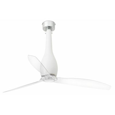 ETERFAN VENTILATORE DI DIAMETRO 128 CM CON FUSTO IN VETRO IN VARI COLORI FARO VENTILATORI - Cristalensi Shop Online