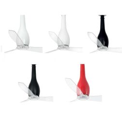 ETERFAN VENTILATORE DI DIAMETRO 128 CM CON FUSTO IN VETRO IN VARI COLORI FARO VENTILATORI - Cristalensi Shop Online